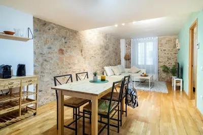 Zona de estar de Elena Apartments - Girona
