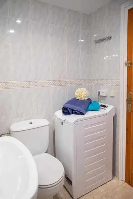 Un baño de Agradable y tranquilo apto a 500m de la playa