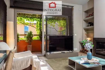 Zona de estar de Apartament Toscana