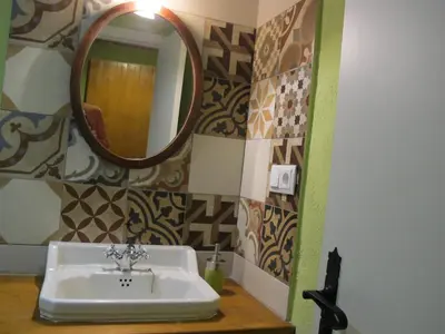Un baño de Mas Can Puig de Fuirosos ONLY ADULTS