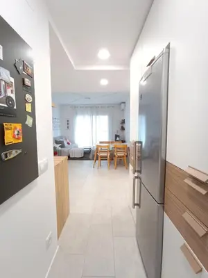 Una cocina o zona de cocina en Aiguaneu Sa Mar Blanca