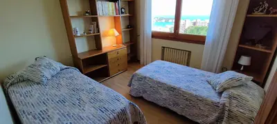 Cama o camas de una habitación en LLOGUER30 Els Ametllers luxury apartment