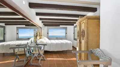 Cama o camas de una habitación en 2Cany - Casa de lujo en la Costa Brava