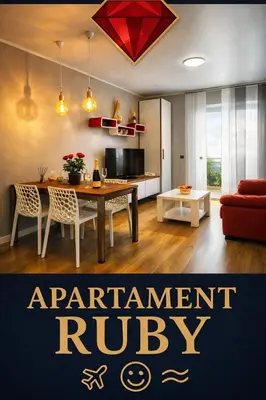 Zona de estar de Apartment Ruby