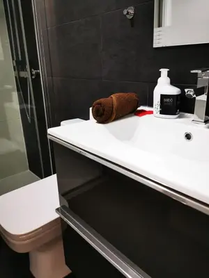 Un baño de Apartment Ruby