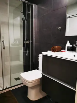 Un baño de Apartment Ruby
