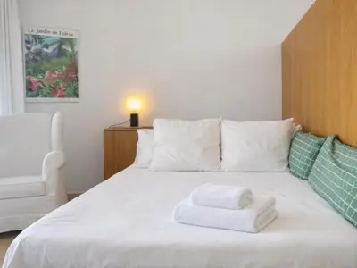 Cama o camas de una habitación en Esperança 32
