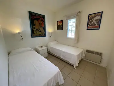 Cama o camas de una habitación en Apartamento en Aiguablava con Piscinas y Wifi - ES-226-3