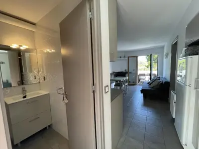 Plano de Acogedor apartamento con piscina comunitaria, cerca de la playa de Sa Tuna - ES-226-26