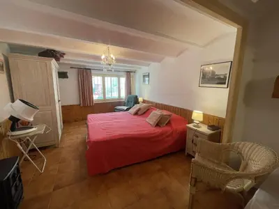 Cama o camas de una habitación en Encantadora Casa de Pescadores en Sa Tuna, Terraza - ES-226-27