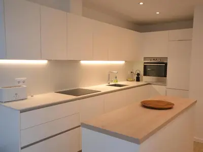 Una cocina o zona de cocina en Apartamento Reformado en Aiguablava con Terraza - ES-226-32