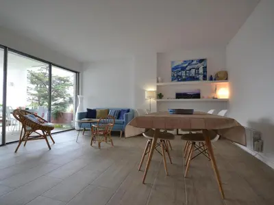 Zona de estar de Apartamento Reformado en Aiguablava con Terraza - ES-226-32