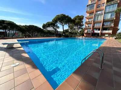 Piscina en o cerca de Apartamento con piscina en Platja d'Aro