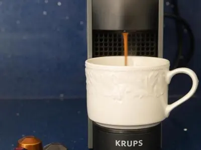 Utensilios para hacer té y café en Estudio con vistas increíbles al mar