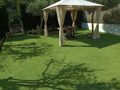 Jardín al aire libre en Casa con piscina Sant Pol de Mar