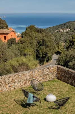 Paisaje cerca de esta villa