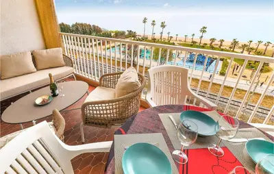 Un balcón o terraza de Nice Apartment In Pineda De Mar