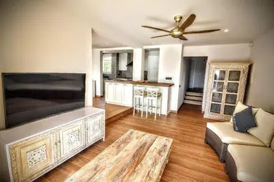 Zona de estar de Leng Vacation Home