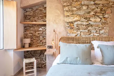 Cama o camas de una habitación en Casa Alegria Costa Brava - BY EMERALD STAY