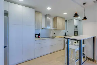 Una cocina o zona de cocina en Apartamento Condal