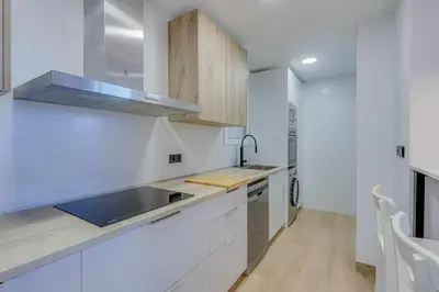 Una cocina o zona de cocina en Apartamento Condal