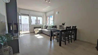 Cama o camas de una habitación en VILLAS COSETTE Apartamento Ponent