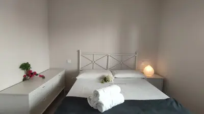Cama o camas de una habitación en VILLAS COSETTE Apartamento Ponent