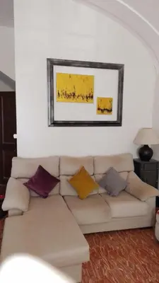 Zona de estar de Casa rural El refugi platja d'aro 4