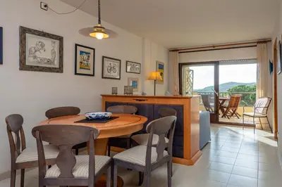 Zona de estar de AQ-7 Calella de Parafrugell 4 Pax