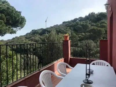 Un balcón o terraza de Apartamento duplex Begur(costa brava)