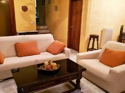 Zona de estar de Casa independiente , piscina, naturaleza y relax