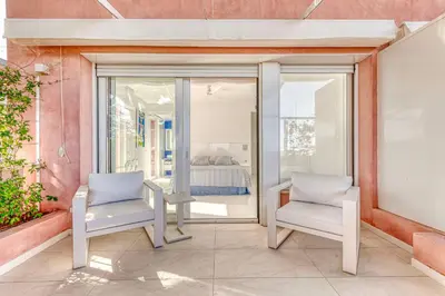 Zona de estar de The Pink Elephant Hotel