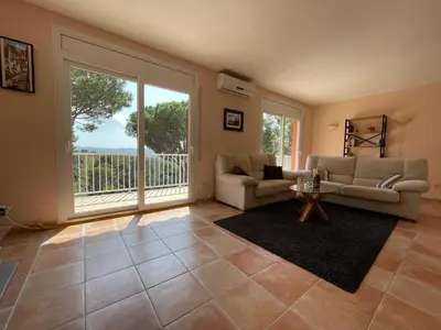 Zona de estar de Casa Bosc (Residencial Begur)