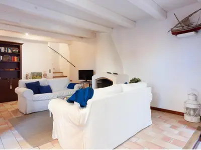 Zona de estar de LETS HOLIDAYS NICE HOUSE in VILA VELLA TOSSA DE MAR