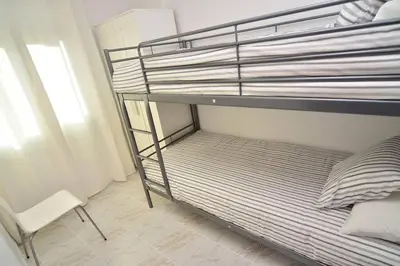 Cama o camas de una habitación en New! Fantastic apartament in front of the sea!