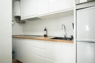 Una cocina o zona de cocina en Ático en Calella a 7 minutos de la playa